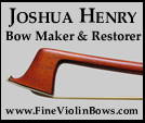 Joshua Henry Fine Violin Bows